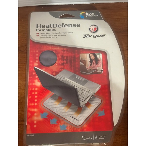 Targus Other - Targus HeatDefense Laptop Cooling Pad AWE45US Gray for 12-17 Inch Laptops NEW